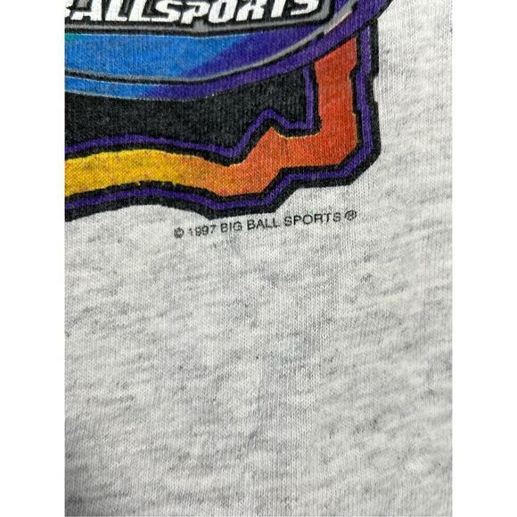 Vintage 90s Big Ball Sports Baseball Shark Tee - Picture 3 of 8